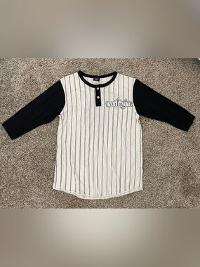 Y2K ITA Twilight Movie Forks High School Cullen Baseball Raglan T-Shirt Sz M